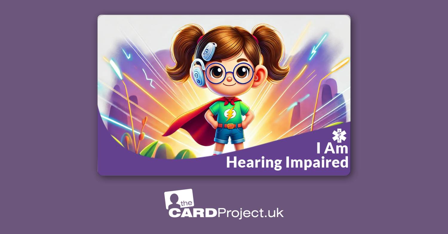 I Am Hearing Impaired Kids Design 4